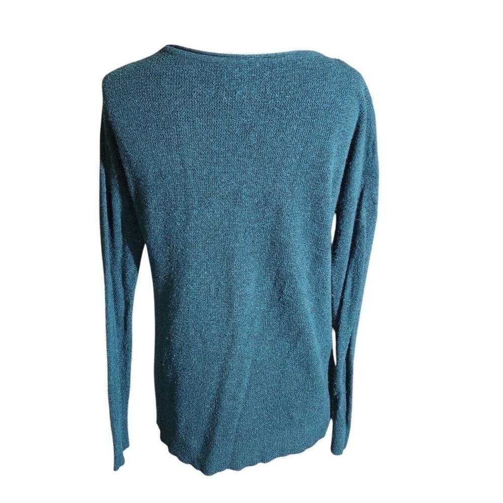 American Eagle Outfitters Petite Small Teal Sweater - Picture 2 of 6